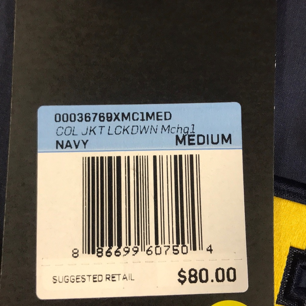 🆕 NIKE JUMPMAN MICHIGAN Mens 1/4 Zip Jacket MED. - Picture 7 of 7